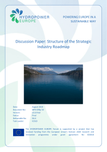 Discussion Paper Hydropower Europe