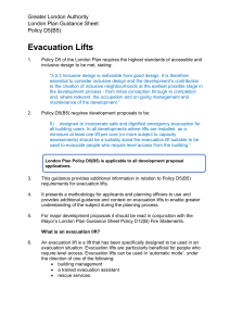 Evacuation Lifts: London Plan Policy D5(B5) Guidance