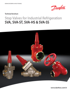 SVA stop valves