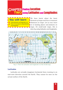 GEOGRAPHY Primary 6 Chapter-2