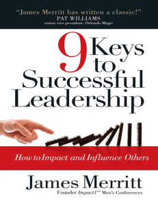 9 Keys to Successful Leadership (Merritt, James Gregory) (z-lib.org)