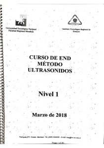 CURSODE ULTRASONIDO NIVEL 1