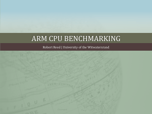 CPU Benchmarking of ARM Processors