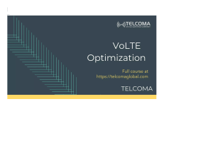 VoLTE optimization11