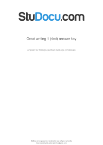 great-writing-1-4ed-answer-key