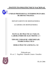 Manual de Practicas de Laboratorio de Electronica