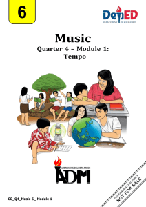 1 Music 6 Q4 Mod1 Tempo