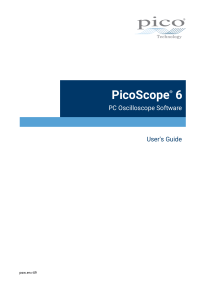 Picoscope-6-users-guide PC Oscilloscope Software