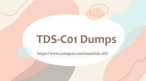 TDS-C01 Tableau Desktop Specialist Real Dumps