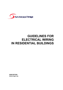 Electrical Wiring Guidelines for Residential Buildings