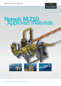 NORSOK M710 Approved materials