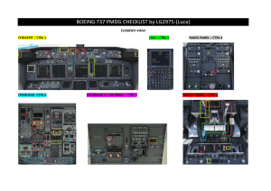 BOEING 737 PMDG CHECKLIST by LG2975 I-DANI- V7