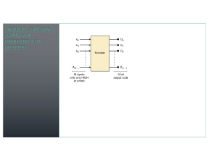 Circuitos combinacionales encoders plexores