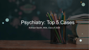 Basith Psych Top 5 Cases