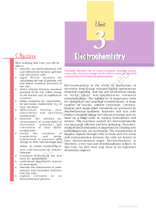 Electrochemistry Basics NCERT