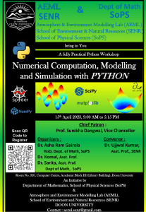 Workshop on Numerical Simulation with Python