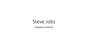 Steve Jobs simplified 