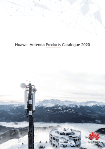Huawei Antenna Products Catalogue 2020