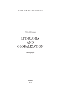 Lithuania and globalisation