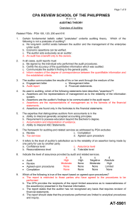 Overview of Auditing