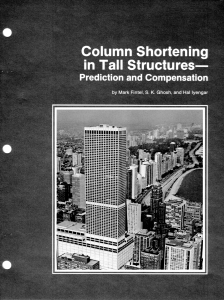 Column shortening in Tall buildings