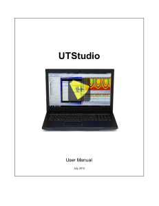 UTStudio3 User Guide 2013-07-30
