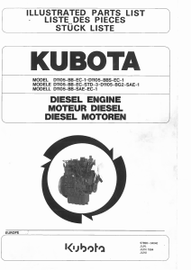 kubota - D1105