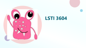LSTI3604  CA Lesson plan