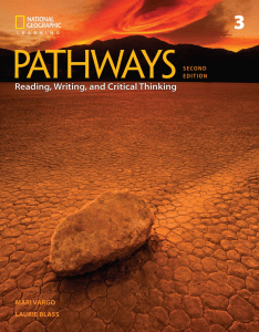 Pathways Reading, Writing, and Critical Thinking 3, 2e