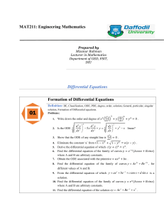 MAT211 Problem list