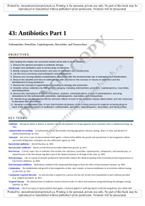 Pharmacology Chapter 43