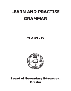 79 - OD ENGLISH ENGLISHGRAMMAR CLASS9 TERM1
