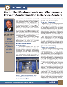 EASA ControlledEnvironments Cleanrooms 0422