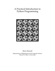 A Practical Introduction to Python Programming Heinold-1