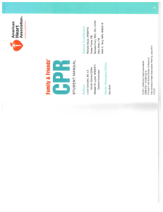 CPR Class Booklet