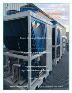 Sistema de Compresión múltiple con Refrigeración intermedia - Refrigeración Industrial Michelle CG