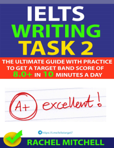 ielts writing task 2 band 8 by rachel mitchell 2018
