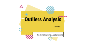 outlier analysis