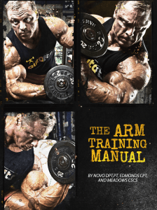 Arm Training Manual: Biceps & Triceps Workout Program