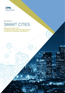 CPNI - Smart cities