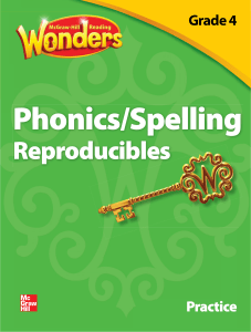 Phonics Spelling Reproducibles Grade 4