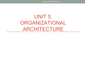 BBM BIMUnit 5 Organizational Architecture