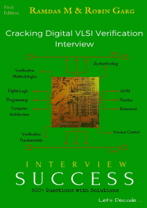 Cracking Digital VLSI Verification Interview - Ramdas    Mozhikunnath