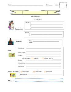 graphic organizer - story elements