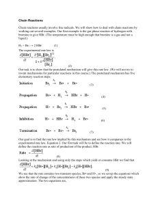 Kinetics exam question 2