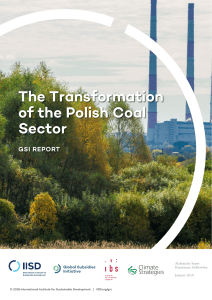 The Transformation of the Polish Coal Sector - GSI Report
