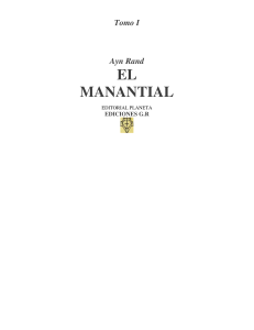Libro el manantial vol 1