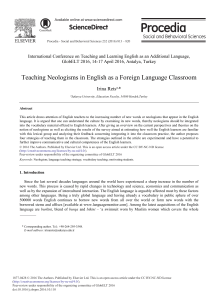 teaching-neologisms-in-english-as-a-foreign-language-classroom