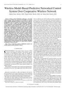 Wireless Model-Based Predictive Networked Control System