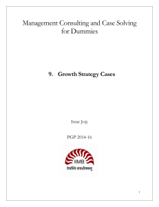 9. Growth Strategy Cases